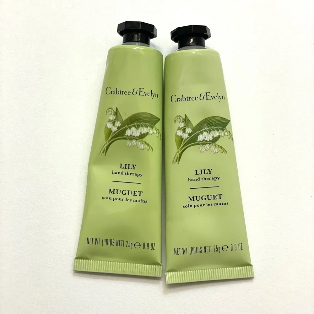 Crabtree & Evelyn Lily Hand Therapy .9 oz Travel Purse Size Lotion